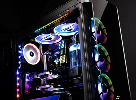 S级CPU+显卡水冷幻彩硬管个人DIY套餐